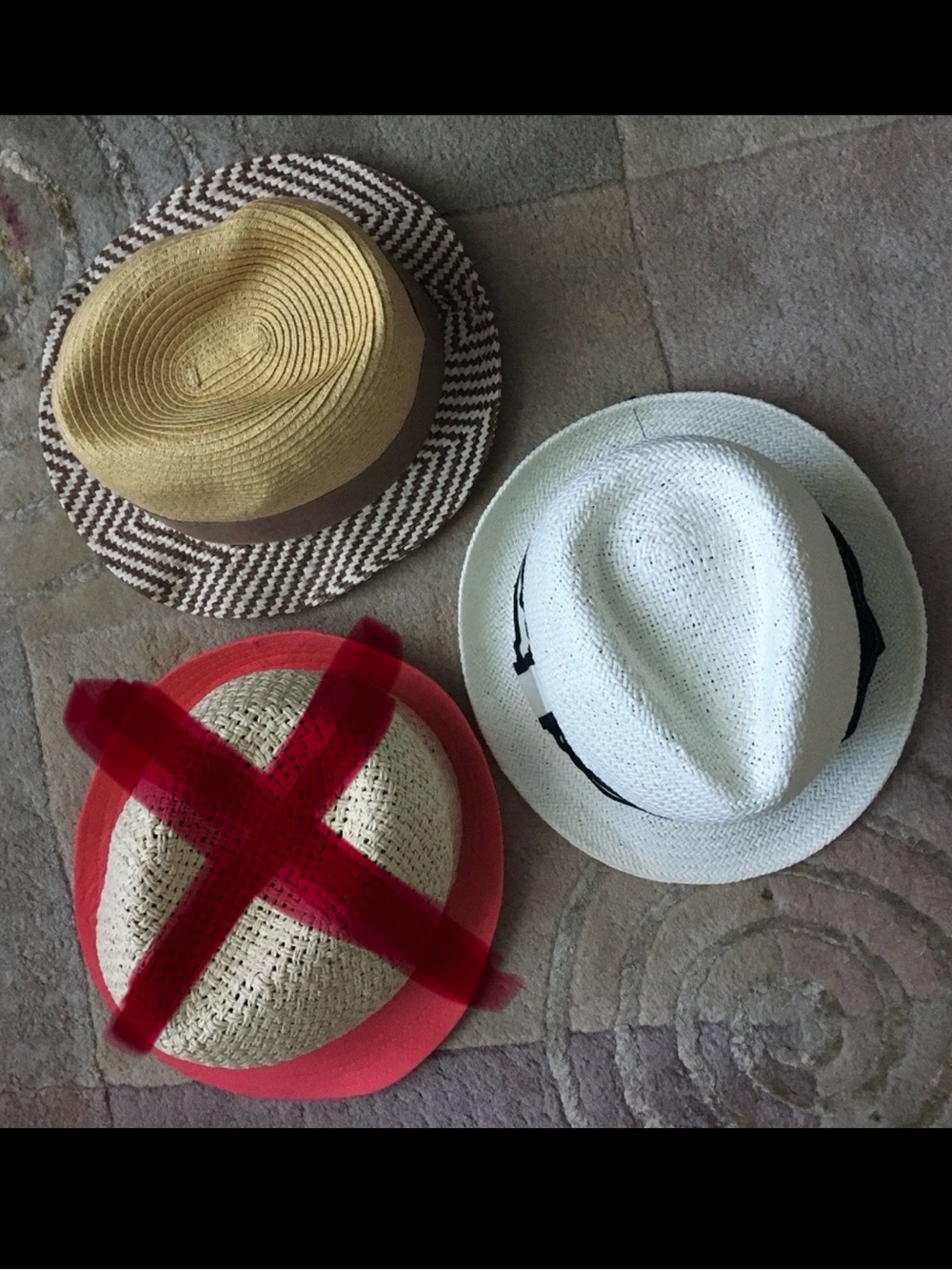2 summer hats, new not tags